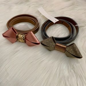 Belts with bow